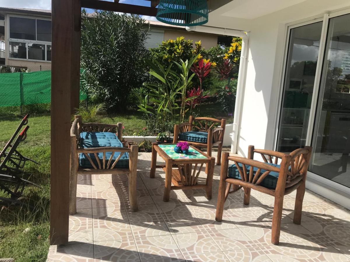 Appartement Prive Eco-Responsable, Vue Sur La Mer Des Caraibes Et Jardin Clos, Wifi, A 2Mn De La Plage Sainte-Luce Eksteriør bilde