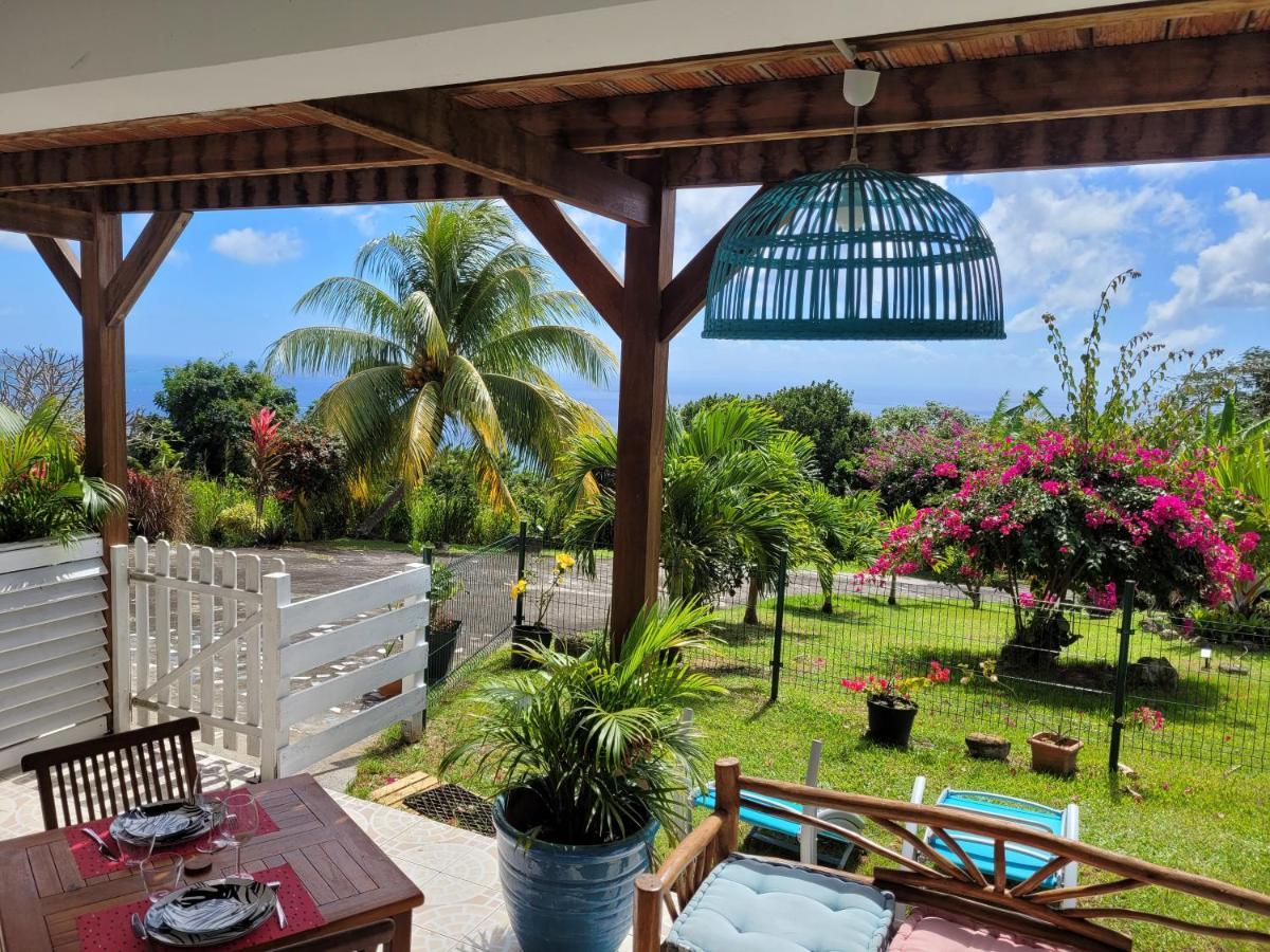 Appartement Prive Eco-Responsable, Vue Sur La Mer Des Caraibes Et Jardin Clos, Wifi, A 2Mn De La Plage Sainte-Luce Eksteriør bilde