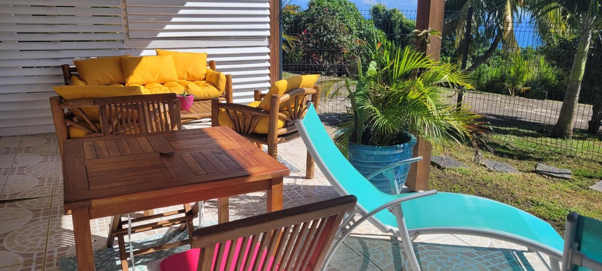 Appartement Prive Eco-Responsable, Vue Sur La Mer Des Caraibes Et Jardin Clos, Wifi, A 2Mn De La Plage Sainte-Luce Eksteriør bilde